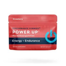Strawberry Power Up Pre-Workout Supplements (12-Pack)