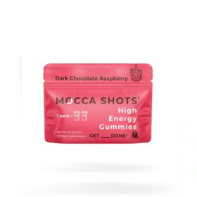Mocca Shots Energy Gummies with Caffeine | 12-Pack (Option: Dark Chocolate Raspberry)